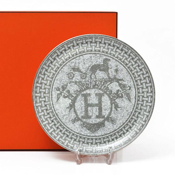 HERMES エルメス モザイクヴァンキャトル 035022 PLATINUM 丸型