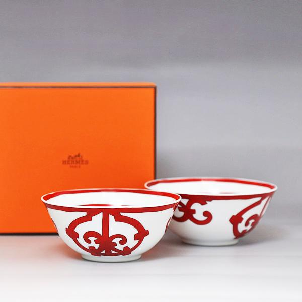 エルメス　ガダルヴィール　ライスボウル　茶碗 HERMES 2点セット エルメス ガダルキヴィール ライスボウル 茶碗