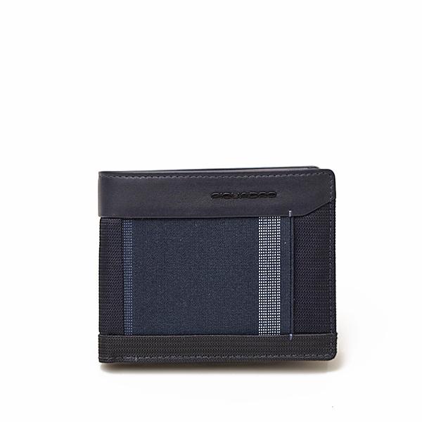 ピクアドロ PIQUADRO ウォレット 軽量 小銭入れ付き 二つ折り財布 折 