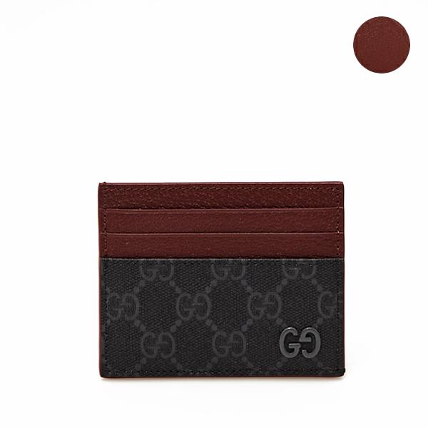 GUCCI（グッチ） GUCCI GGスプリームキャンバス×レザー 薄型 スリム 