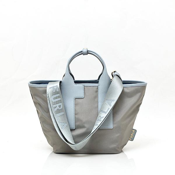 FURLA フルラ PIUMA M ナイロン×レザー 2WAY トートバッグ ショルダー 
