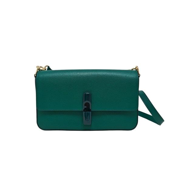 き*ん様 FURLA グリーンレザー ショルダーバッグ フルラ FURLA FURLA フルラ ショルダーバッグ WB00326 BX0053