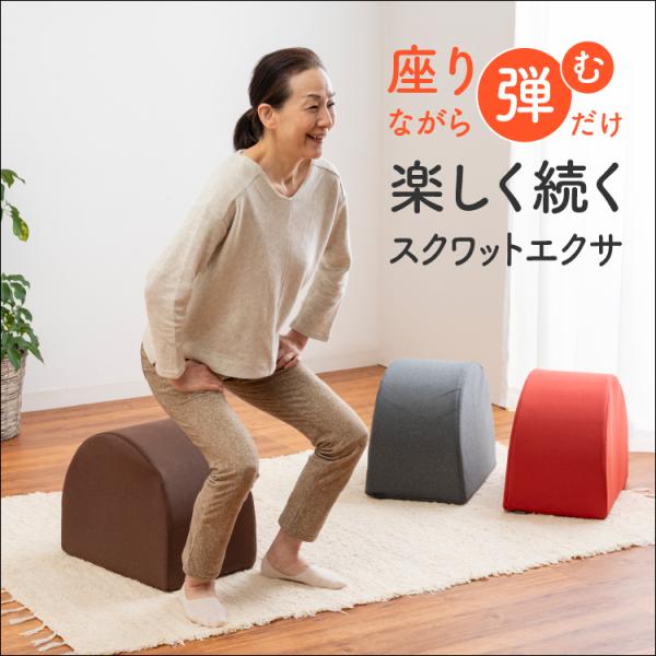 足腰を鍛える健康器具 スクワット クッション バウンド 弾む ワイドスクワットホッパー 下半身を鍛える ダイエット 筋トレ エクササイズ 334285