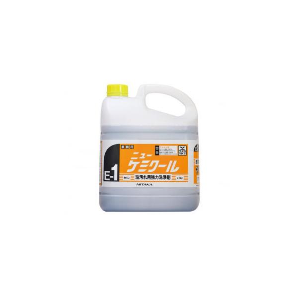 業務用　油汚れ用強力洗浄剤 ニューケミクール(E-1)　4kg×4本　230131