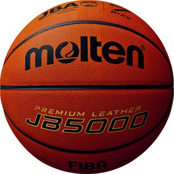 〔モルテン Molten〕 バスケットボール 〔7号球〕 天然皮革 JB5000 B7C5000 〔運動 スポーツ用品〕
