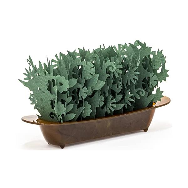 他サイト： おくだけエコ加湿 ミクニ 加湿器 ミスティガーデン2nd エバーグリーン×アンバー U602-12 ペーパー加湿 電気不要 節電 インテリア 抗菌 防カビ 自然の商品画像