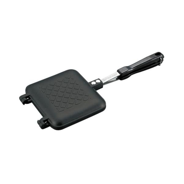 他サイト： キャプテンスタッグ BBQ用 キャスト アルミホットサンドトースター 直火 トーストメーカーUG-3005の商品画像