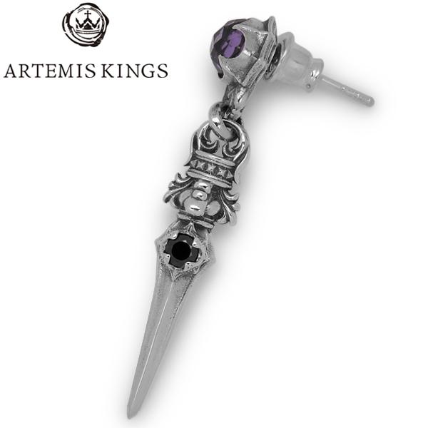 ARTEMIS KINGS アルテミスキングス　Green Purple Rainbow Doge Dagger Pierce 緑紫虹ドージェダガーピアス　AKE0127