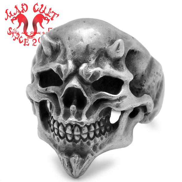 MAD CULT GOBLIN-R スカルリング R-69 MAD CULT マッドカルト GOBLIN-R ゴブリン リング R-69 : BLACK BARTS