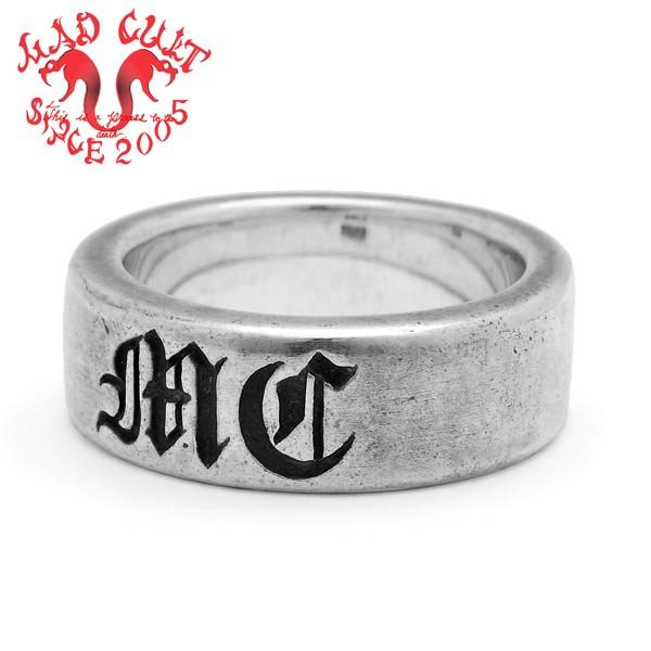 MAD CULT マッドカルト Flat mc ring フラットmc リング R-25 : BLACK