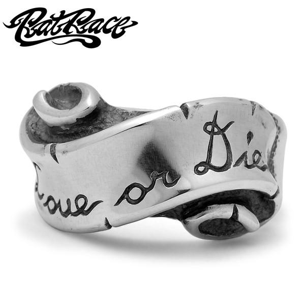 Rat Race（ラットレース） MESSAGE ON RIBBON RING narrow メッセージ 