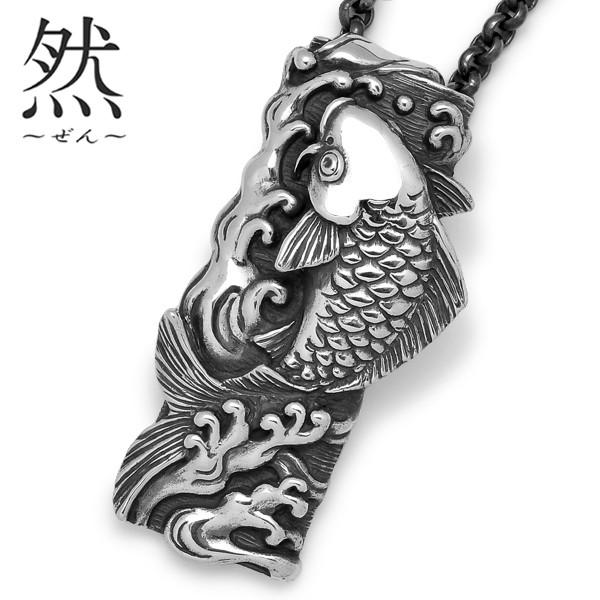 和柄シルバーアクセサリー 然 / 跳舞 ペンダント : BLACK BARTS 和柄シルバーアクセサリー 然 / 跳舞 ペンダント : BLACK BARTS