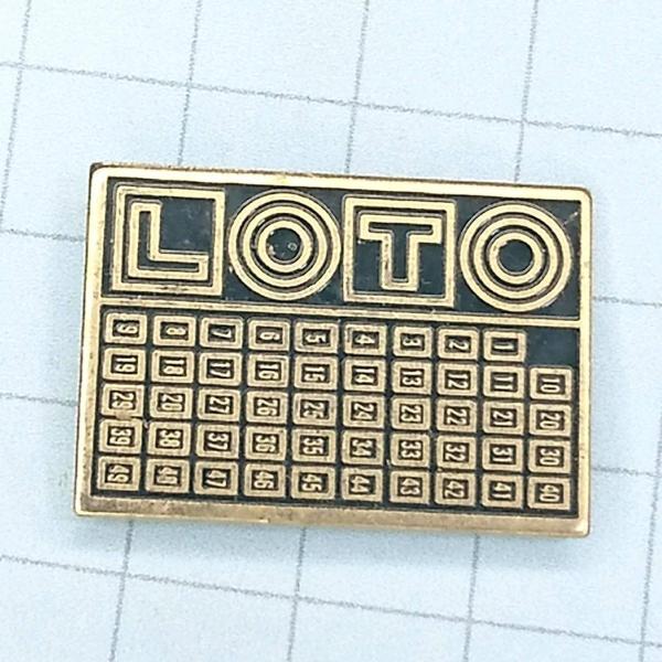 送料無料)LOTO 輸入 アンティーク ピンバッジ A03559
