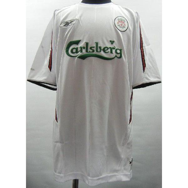 リバプールFC Reebok リーボック 2003年〜2004年 アウェイ用 サッカー レプリカユニフォーム 半袖 ホワイト 232866-LFC  インポートサイズ 店舗在庫