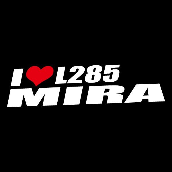 アイラブ L285 MIRA ミラ ステッカー シール : ブラン - 通販 - Yahoo