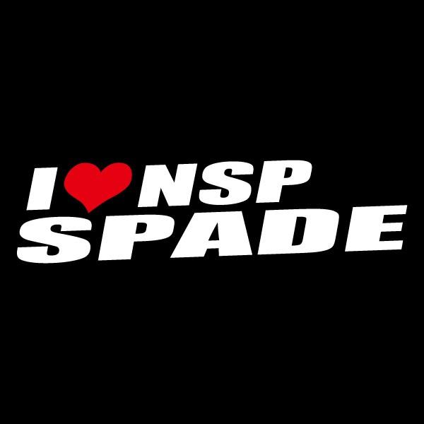 アイラブ NSP SPADE スペイド ステッカー シール : ブラン - 通販
