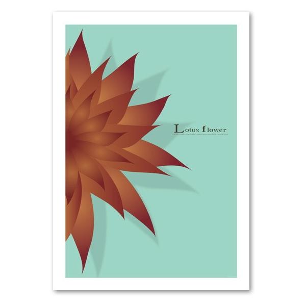 ポスター A3サイズ Lotus Flower ブルー アート 花 植物 人気 おしゃれポスター Interior Art Poster Buyee Buyee Japanese Proxy Service Buy From Japan Bot Online