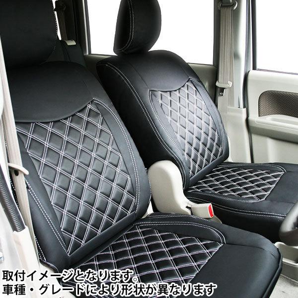 スズキ（SUZUKI） DA17V エブリイバン 専用 ホワイトステッチ レザー 