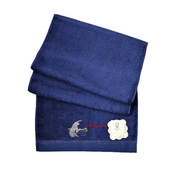 オリジナルデザイン「アタック」とお名前を今治産のフェイスタオルに刺繍。お誕生日プレゼントや卒部などの記念品として活躍できるお品物になります。使用するタオルは、世界的に評価された高品質な綿「サンホーキン綿」だけを使用。毛羽立ちも少なく、柔らか...