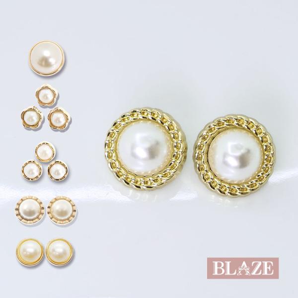 ▼商品詳細▼【サイズ】直径　A:約22mm　B:約15mm　C：約12mm　D：約10mm　E・20mm　F:約15mm【デザイン】A＜シンプル22mm／1個＞・B＜デザイン15mm／2個＞・C＜フラワー12mm／3個＞・D＜ウェーブ10m...