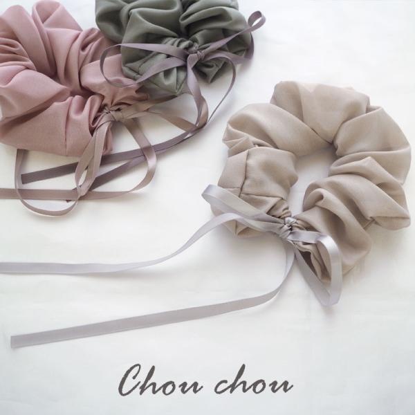 51・ハンドメイド♡ヘアゴム ヘアアクセサリー リボン BLAZE シュシュ ヘアゴム メタリック エナメル リボン ヘア