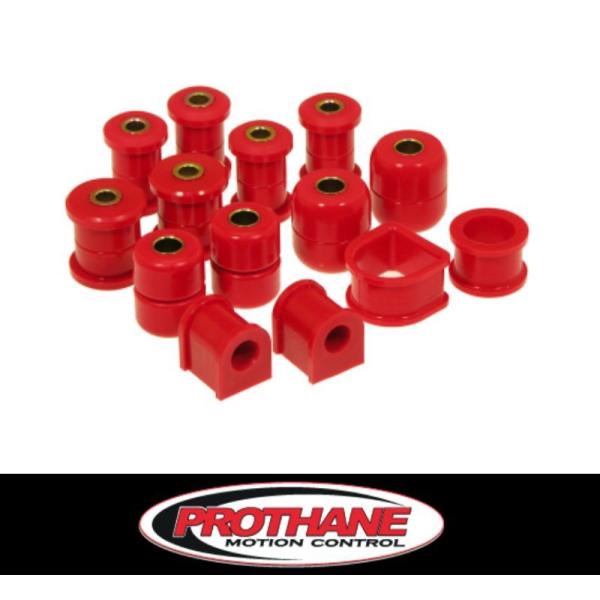 +BS PROTHANE トヨタ MR2 AW10 AW11 1.6L 1984~1989年 強化 ウレタン ブッシュ トータル キット 赤 税込み！ 送料込み！ 18-2008 ストラット コントロールアーム