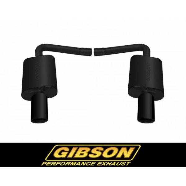 +BS Gibson フォード エクスプローラー 2.0L 3.5L 2011~2019年 マフラー アクセルバック デュアル 左右出し ブラック ステンレス 