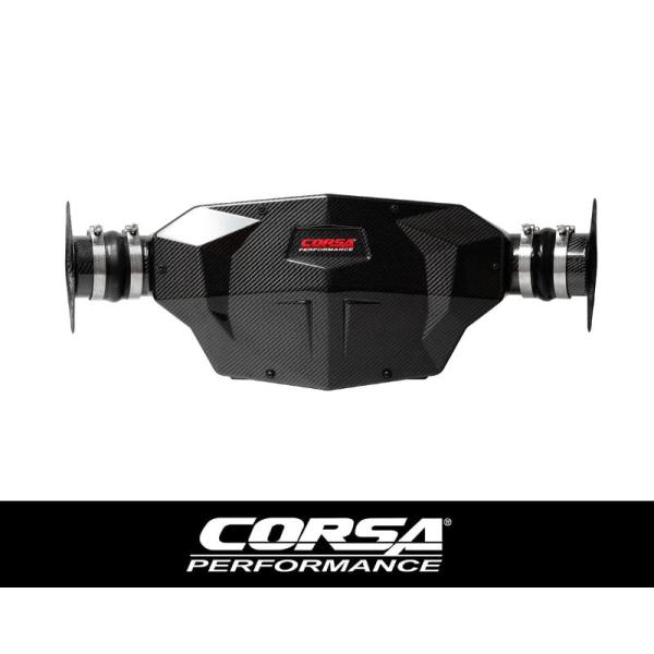 +BS Corsa シボレー コルベット C8 6.2L V8 2021年~ カーボンファイバー エア インテーク ドライフィルター +14hp 税込み！送料込