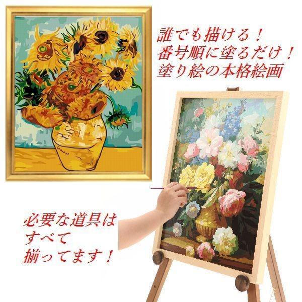 絵画 塗り絵 数字絵画 ギフト プレゼント 贈り物 ぬりえ インテリア