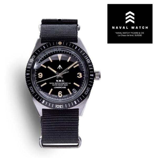 NAVAL WATCH Produced By LOWERCASE ナバルウォッチ 腕時計 ミリタリー FRXB002 Quartz NATO Strap