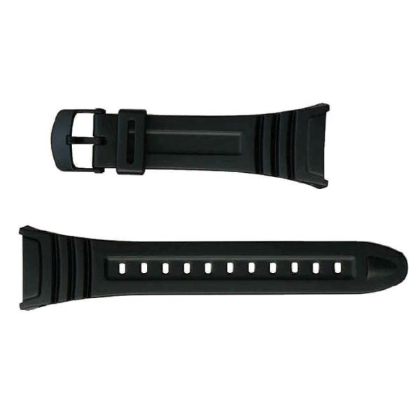 カシオ純正バンド W-96H 専用ベルト ウレタン樹脂バンド ブラック  Band   [10076822_22 ]  [ ネコポス配送 ]