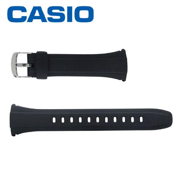 カシオ純正ベルト WVA-M650/WVA-M640/WVQ-M410/専用バンド  ウレタン樹脂 黒 ブラック（casio 10408444 026） ネコポス配送