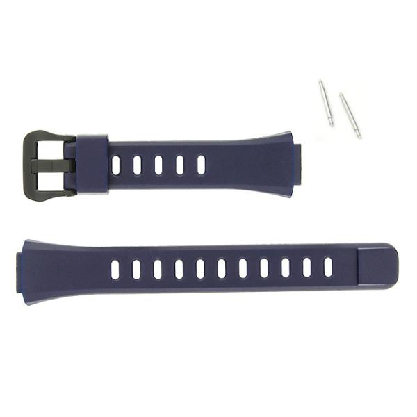 カシオ純正バンド LWS-1000H-2A 専用ベルト ウレタン樹脂バンド +バネ棒付 12mm_1.8mm CASIO（10581434_22-10090435/2）ブルー ネコポス配送 [純正部品]