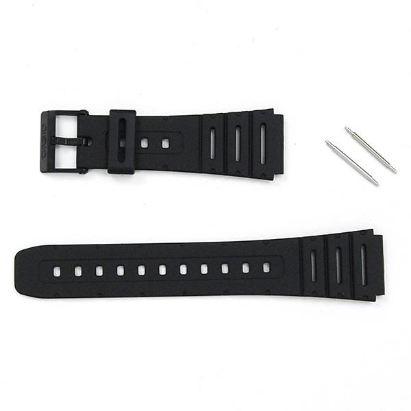 CASIO AT-550用 純正ベルト 型番B-452N 4042 カシオ純正バンド CA-53W-1専用ベルトウレタン樹脂バンド+バネ棒