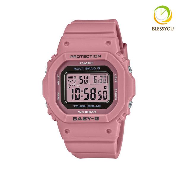 美品ベビーG　カシオ　BGD-5650-4JF　ピンク　電波ソーラー　箱付き Basic（BABY-G） 13時まで当日発送 電池交換不要 ベビーG baby-g