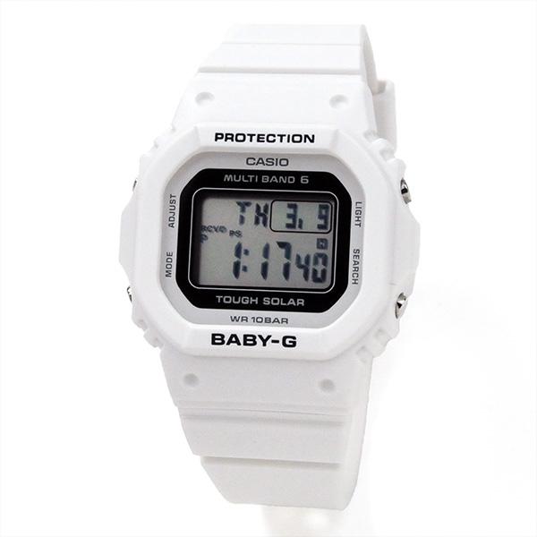 13時まで当日発送  電池交換不要 ベビーG baby-g カシオ 白 腕時計 デジタル 電波ソーラー腕時計レディース  BGD-5650-7JF 18,0 ホワイト