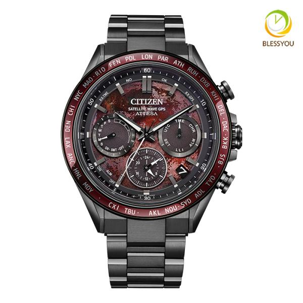 ACT Line メンズ 腕時計 シチズン アテッサ GPS 電波時計 エコドライブ