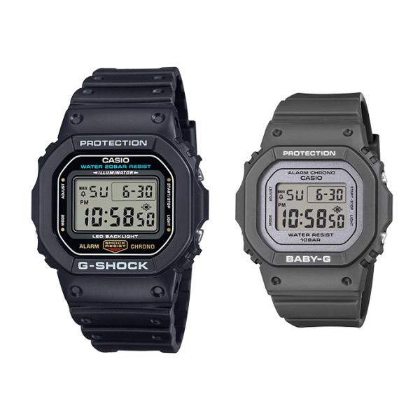 G-SHOCK デジタル ペアウォッチ DW-5600UE-1JF × BGD-565SC-1JF 22,5 スクエア 5600系デザイン ジーショック  Gショック ペア カジュアル シンプル