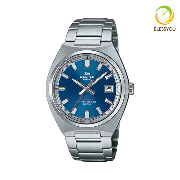 新品　腕時計　青針 エッジ クォーツ 薄型 サファイアガラス クラシック EDIFICE（CASIO） 就職 入学 祝い CASIO EDIFICE カシオ 腕時計 メンズ