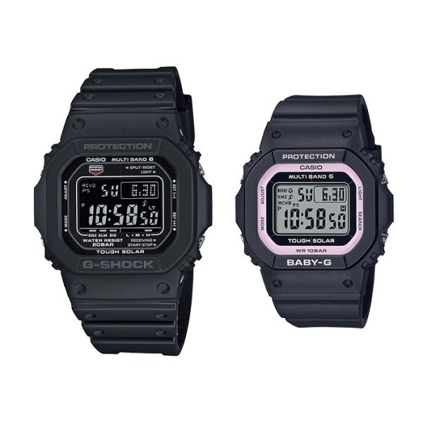 ペアウォッチ gショック g-shock ペア 電波 腕時計ペア  baby-g ベビーg ジーショック デジタルペア G-shock & Baby-G GW-M5610U-1BJF BGD-5650-1BJF 40,0