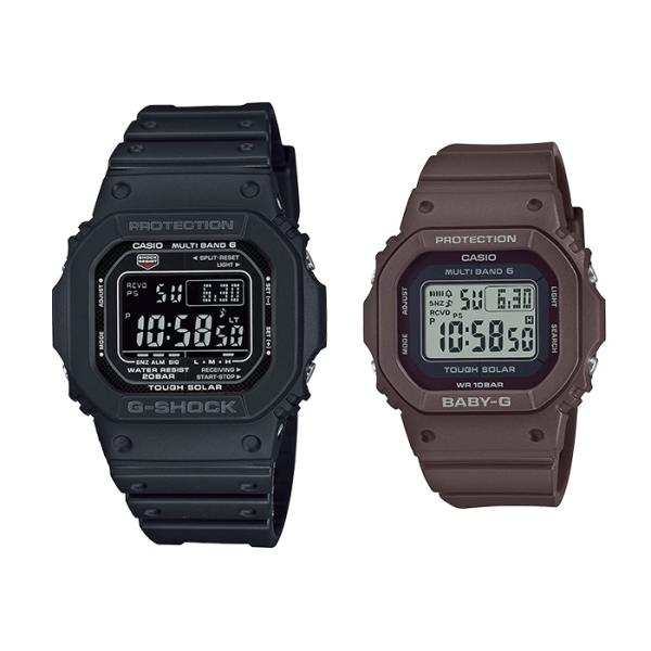 ペアウォッチ gショック g-shock ペア 電波 腕時計ペア  baby-g ベビーg ジーショック デジタルペア G-shock & Baby-G GW-M5610U-1BJF BGD-5650-5JF 40,0