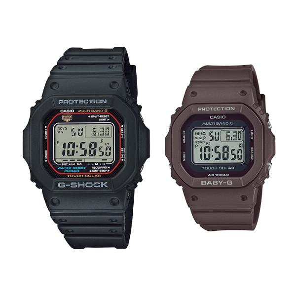 ペアウォッチ gショック g-shock ペア 電波 腕時計ペア  baby-g ベビーg ジーショック デジタルペア G-shock & Baby-G GW-M5610U-1JF BGD-5650-5JF 40,0