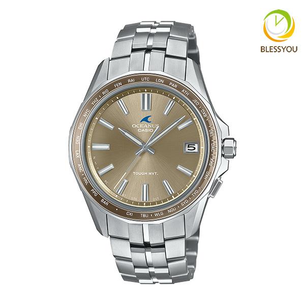 腕時計 メンズ ソーラー 電波 カシオ casio オシアナス 腕時計 電波ソーラー 時計 日本製 3針 Manta OCW-S400A-5AJF 165,0 2025年5月