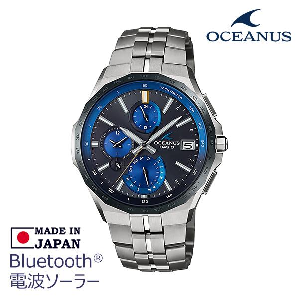 Manta（OCEANUS） casio オシアナス 腕時計 メンズ 電波ソーラー