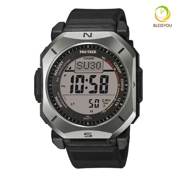 メンズ 腕時計 プロトレック カシオ CASIO PROTREK PRW-69Y-1JF 44,0 2026年4月 方位 高度 気圧 温度 計測 トリプルセンサー 電波ソーラー デジタル 見やすい