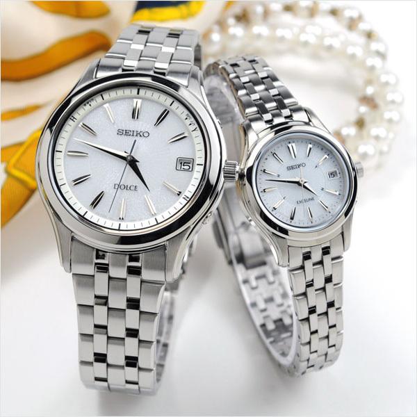 SEIKO セイコー ペアウォッチ wh 電波ソーラー腕時計 SADZ123 SEIKO セイコー ペアウォッチ wh 電波ソーラー腕時計 SADZ123
