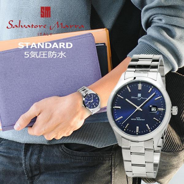 サルバトーレマーラ メンズ 腕時計 SALVATORE MARRA sm24107-ssdbl 28