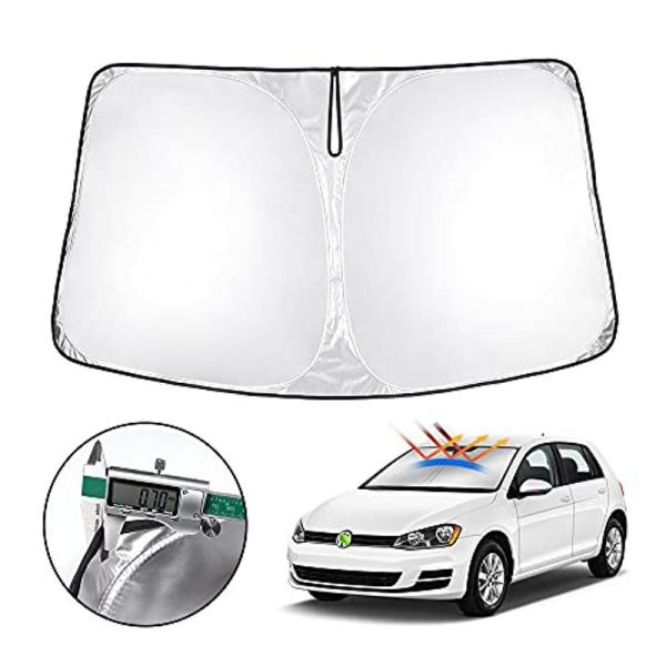 AUTO SPEC VW ゴルフ Golf Mk7 Mk7.5 に適用 フロントサンシェード 車用サンシェード 遮光フロントシェイド VW :20220417161559-00085:bleu-bois en ligne i 通販 フォールクスワーゲン VW ゴルフ Golf Mk7 Mk7.5 フロントサンシェード 2013-2019現行
