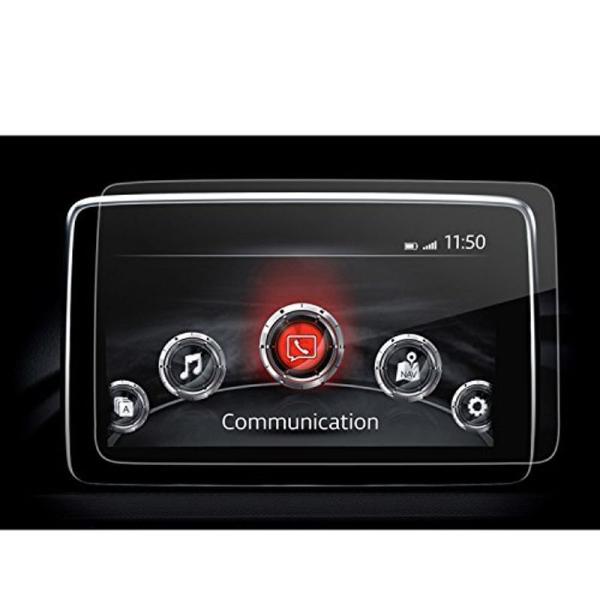 LFOTPP 強化ガラスマツダ MAZDA CX-3 マツコネ 7.0インチ液晶保護フィルム ナビ専用 ガラスフィルム 高感度タッチ 気泡ゼ