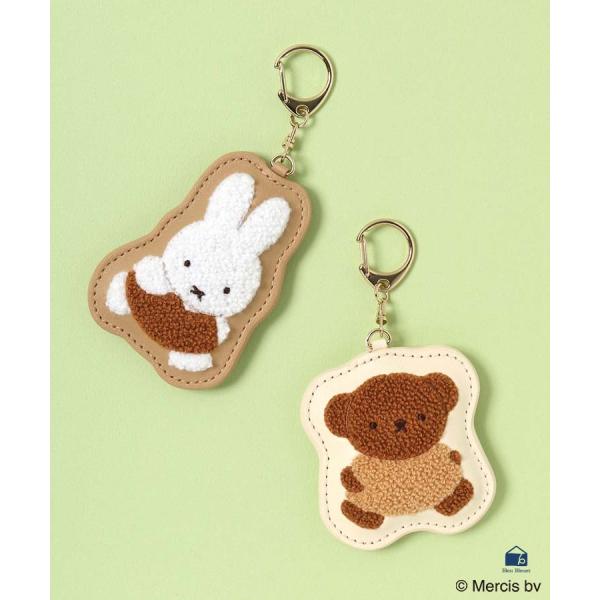 ミッフィー もこもこ刺繍キーホルダー miffy 日本未発売 タイプ1 通販